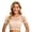 Beige, variant on HGIEYS Women's Short Sleeve Mesh Top See Through T-Shirt Sexy Sheer Crop Tops