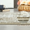 thumbnail image 4 of CAROMIO 8' x 10' Area Rug for Living Room Boho Vintage Rug Non Slip Throw Rugs Floral Bedroom Rug, Khaki, 4 of 5
