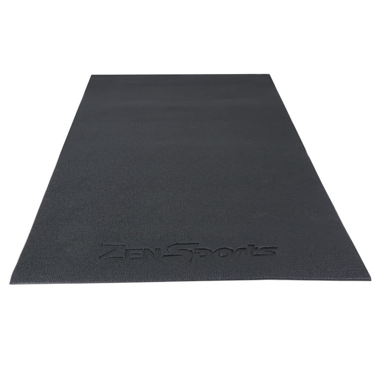 G-Floor 32 x 72 75 Mil Heavy Duty Vinyl Exercise Equipment Mat - Slate  Grey