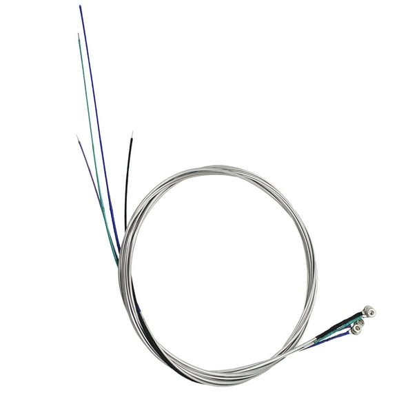 ROMANSENTIAL Cello Strings 1 Set Assorted Color Steel Material Standard Tension 5.9x5.5x0.04in