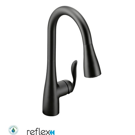 Moen Arbor Matte Black One-Handle Pulldown Kitchen Faucet