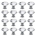 thumbnail image 5 of Wekvgz 16Pcs Crystal Glass Cabinet Knobs 40mm Diamond Shape Drawer Kitchen Cabinets Dresser Cupboard Clear Wardrobe Pulls Handles, 5 of 9