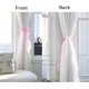 thumbnail image 3 of Encantadores lazos de encaje para sujetar las ventanas, tela de encaje de alta calidad, estilo dulce lazo para la decoración del hogar (rosa), 3 of 8