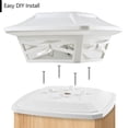 thumbnail image 3 of Davinci FlexFit Solar Post Cap Lights - Bright LEDs, Cordless, 4x4 5x5 6x6 Deck or Fence Posts, 3 of 6