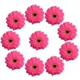 thumbnail image 1 of 10 Piezas de Flores Artificiales de Seda, Adornos para el Hogar Rosa roja, 1 of 9