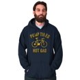 thumbnail image 5 of Bicycle Pump Tires Not Gas Eco Biker Hoodie Sweatshirt Women Men Brisco Brands L, 5 of 6