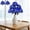 Blue-BU-clearacne, variant on WWG 2-Pack Artificial Peony Stems 6 Heads Each Realistic Silk Flowers Bouquet for Home Table Wedding Vase Centerpiece 13.8in