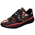 thumbnail image 2 of Alabama State Eagle Shoes Women's Fashion Sneakers Tennis Running Shoes for Men Women Black Size 8, 2 of 7