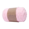 thumbnail image 1 of Hilo de lana grueso, hilo jumbo, hilo para tejer a mano, hilo grueso para manualidades de tejido de tapetes Rosa claro, 1 of 9