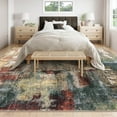 thumbnail image 3 of Moynesa 9'x12' Area Rug for Living Room Machine Washable Rugs Modern Abstract Low Pile Soft Mat Large Indoor Non-Slip Accent Carpet for Dining Room Table Apartment,Red, 3 of 7