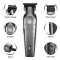 thumbnail image 5 of Recortadora de barba recargable de 1500 mAh para hombres, 3 horas de carga, 180 minutos de uso, kit de aseo 4 en 1 para cara, bigote, cuerpo y orejas, motor silencioso, corte preciso, set de regalo, 5 of 5