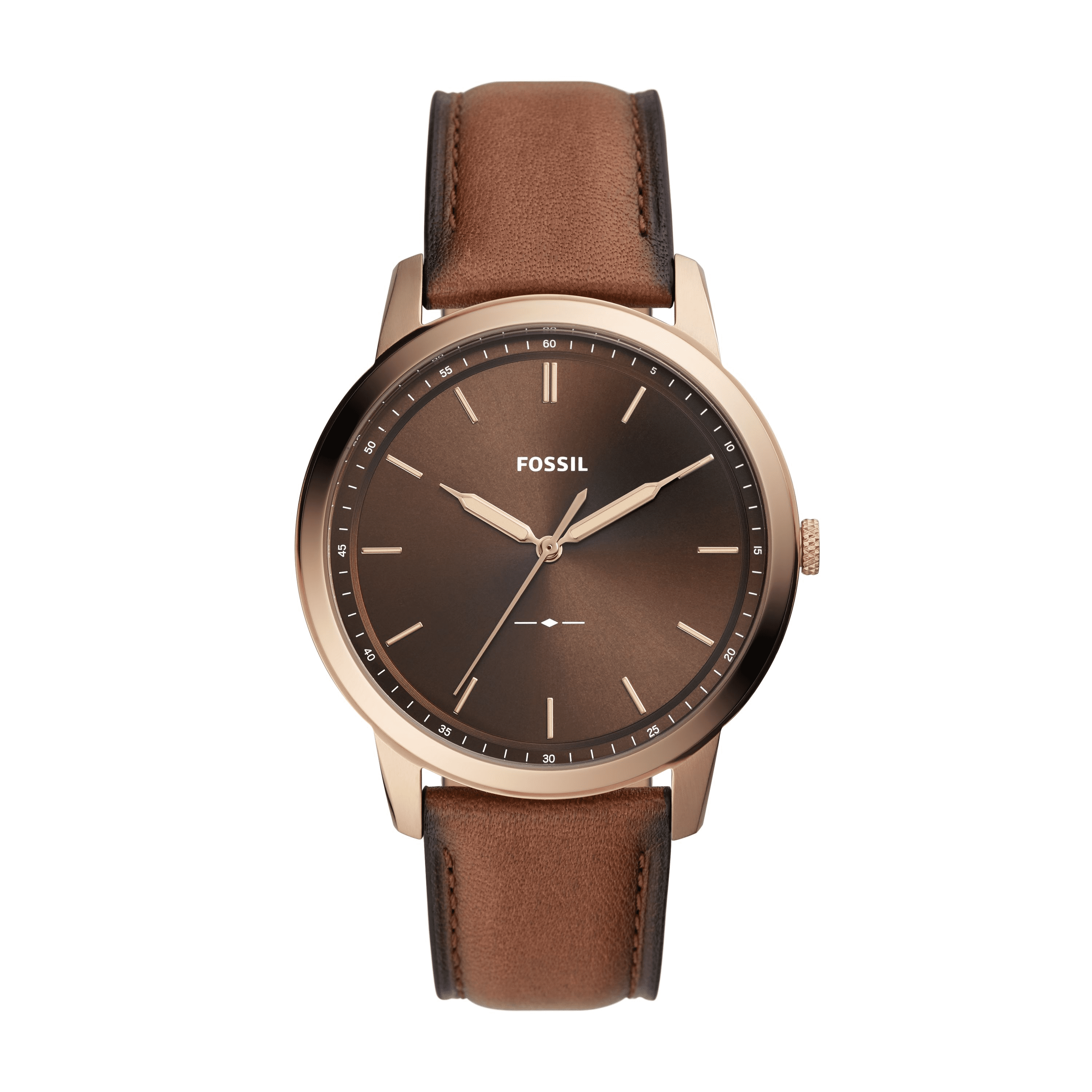 Fossil Men s The Minimalist Three Hand Black Tone Stainless Steel