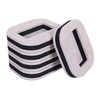 5pcs Furniture Wheel Stoppers Office Chair Wheel Stopper Bed Roller Furniture Wheel Caster Cup Gripper Furniture Sliders Felt Floor Protectors for Wooden and Hard Floors