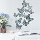 thumbnail image 2 of 12 pegatinas de pared de mariposa hueca con textura de metal 3D. Wmkox8yii fhajkh506, 2 of 6