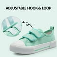 thumbnail image 4 of HARVEST LAND Toddler Shoes Boys Girls Slip on Sneakers Cushioned Canvas Dress Shoes for Kids, 4 of 8