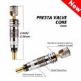 thumbnail image 4 of Presta valve Core Bike Tire Tyre Silver Detachable French Air Pump, 4 of 6