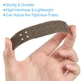 thumbnail image 3 of Unique Bargains 20 Pairs Snapback Strap Cover, Double Row 14 Holes Plastic Adjustable Hat Snap Buckle Replacement (Brown), 3 of 7