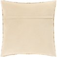thumbnail image 2 of Surya Ryder RDE-001 20 x 20" Square Cotton Pillow Cover in Ivory/Tan, 2 of 2