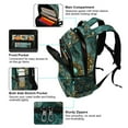 thumbnail image 5 of ALAZA Beautiful 3d Flower Backpack Elementary School Bag Bookbag Travel Rucksack, 5 of 7