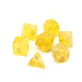 thumbnail image 1 of Jeu de 7 dés Poly RPG, Gemme D4, D6, D8, D10, D10 %, D12, D20, 1 of 1