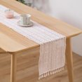 thumbnail image 3 of Camino de escritorio con borlas Sunnimix Beige 30x280cm, 3 of 7