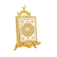 thumbnail image 1 of GROWTH TANK Islamic Muslim Quran Box with Stand Fancy Multifunctional Birthday Gift Gold S, 1 of 9