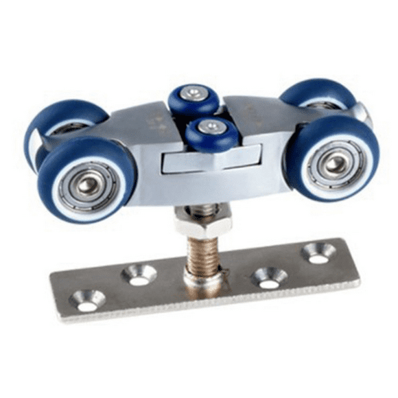 8X Bifold Door Hardware Wooden Sliding Door Pulley Furniture Hardware Wheel Barn Door Roller Wall Door Folding Roller