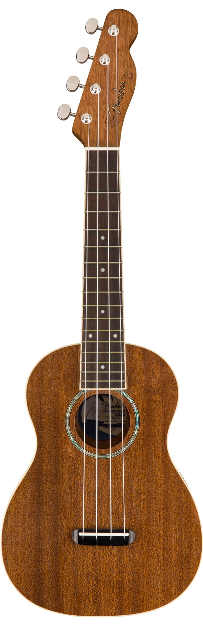 Pre-Owned Fender Zuma Concert Ukulele, Natural Finish
