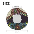thumbnail image 6 of Balery Boho Owl Shower Caps, Double Layer Waterproof Shower Cap, Double Layers Reusable Shower Cap With Soft Comfortable For Long Thick Hair Soft Bath Shower Hair Caps, 6 of 9