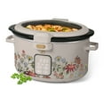 thumbnail image 6 of Beautiful 4 Qt Digital Slow Cooker with Hinged Locking Lid, Wildflower Porcini by Drew Barrymore, 6 of 12