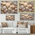 thumbnail image 4 of Designart "Beige Clam Seashell Euphony I" Clam Floater Framed Wall Art Print, 4 of 7