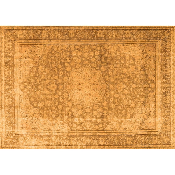 Ahgly Company Indoor Rectangle Persian Orange Traditional Area Rugs, 4' x 6'