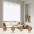 thumbnail image 6 of ZimJAHO Cordless Blackout Roller Shades for Windows, 100% Light Blocking Window Blinds, No Drill & Easy Install, for Bedroom, Living Room, Kitchen, Home and Office - White, 35"W x 72"H, 6 of 6