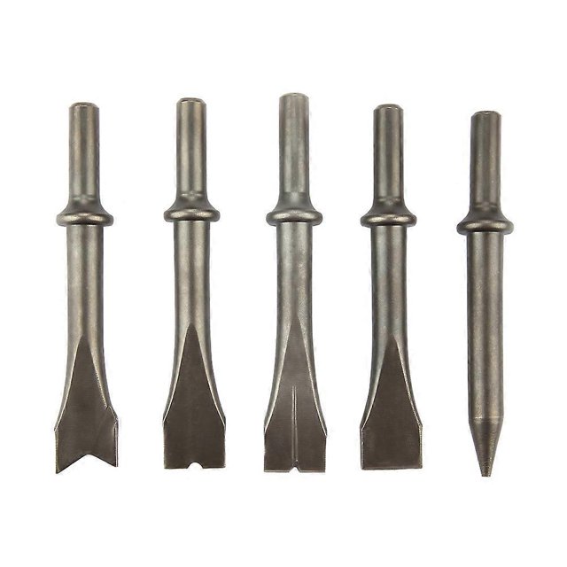 Ensemble de 5 burins pneumatiques pour marteau pneumatique 150/190/250