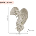 thumbnail image 2 of Yucurem 3D Angel Door Frame Decor Sculpture, Corner Angel with Wings Wall Decor, Resin Wall Crafts Statue for Home Living Room Bedroom Decoration (Right), 2 of 6