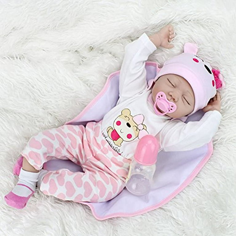 Kaydora Cute Lifelike Handmade Silicone Sleeping Reborn Doll
