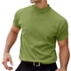 thumbnail image 1 of Camisetas slim fit para hombre, informales, de color liso, poliéster y spandex, versátiles para la primavera, combinables con vaqueros, tallas S-XXXL, 1 of 5
