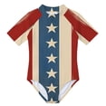 thumbnail image 4 of 4th of July Swimsuit Girls 250 Anniversary USA Flag Printed Independence Day Toddler Kids Toddler Swimwear One Pieces Bathing Suits, 4 of 4