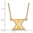 thumbnail image 3 of 14k Yellow Gold Xavier U Small Initial X Pendant Necklace, 3 of 4
