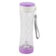 thumbnail image 1 of Botella de agua portátil para estudiantes y oficinas de 450 ml con filtro incorporado, taza de té morada, 1 of 8