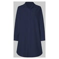 thumbnail image 4 of ZANZEA Women Casual High Low Solid Color Office Shirt Blouses, 4 of 5