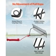 thumbnail image 4 of VEVOR 24x8.7 in Pond Aquatic Weed Rake Double-Sided Lake Weed Removal Rake 30ft Rope, 4 of 9