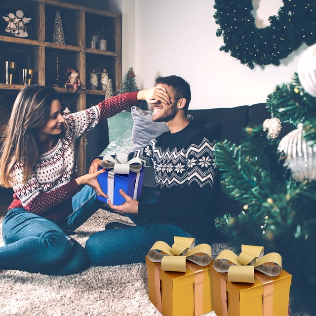 Desktop Decor Christmas Decorations Gift Box Packaging Box Christmas Gift Bag Christmas Tree Decoration Scene Layout Ornaments