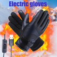thumbnail image 4 of USB Electric Heated Gloves Battery Powered Rechargeable Warm Heating Gloves for Cold Weather, 4 of 11