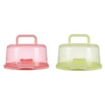 thumbnail image 1 of (2-Pack) Rinsvye Portable Cake Box Cake Storage Jar and Cupcake Cake Holder Small Glass Containers with Lids Container for Cake Pie, 1 of 4