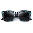 thumbnail image 3 of Gafas de Sol FEISEDY Vintage Cuadradas Sobredimensionadas para Mujer B2486, 3 of 7