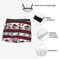 thumbnail image 6 of Bingfone Buffalo Plaid Forest Men's Underwear - Casual Stretch Boxer Briefs-Medium, 6 of 7