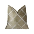 thumbnail image 2 of Plutus DaVinci Beige and Brown Luxury Throw Pillow, 2 of 3