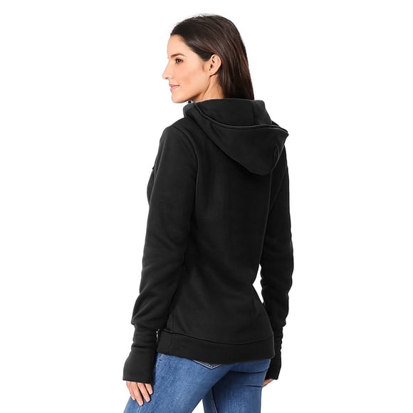 dmqupv Maternity Sweater Women's Nursing Maternity Long Sleeves Hooded Breastfeeding Hoodie Sweatshirts Black,Size for XL