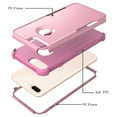 thumbnail image 4 of Feishell for iPhone 7/8/SE 2020/SE 2022 Durable Rugged Case, [Three Layers Protection] [Military Grade Drop Protection] Heavy Duty Shockproof Anti-Scratch Support Wireless Charging Phone Case, Pink, 4 of 7